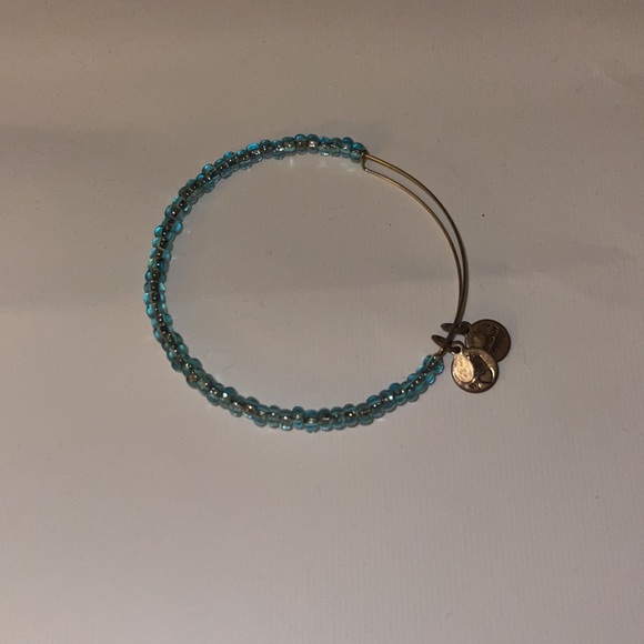 Alex and Ani BLUE beaded Bracelet - Picture 2 of 2